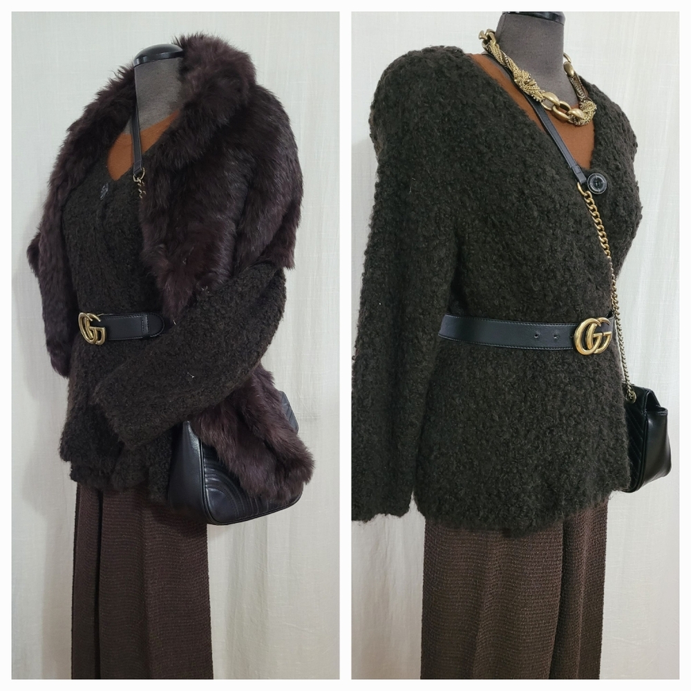 Chocolate Brown MOHAIR Sweater